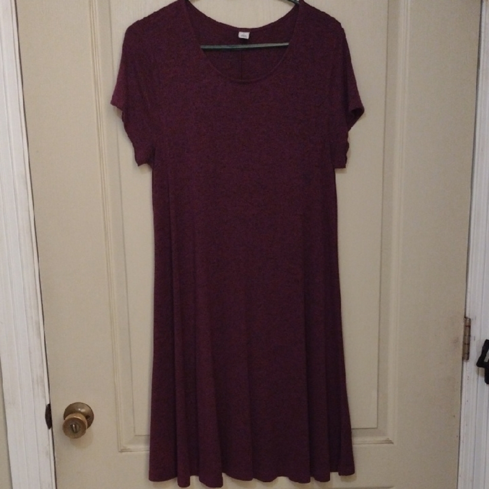 Old Navy Plum Scoop Neck Dress